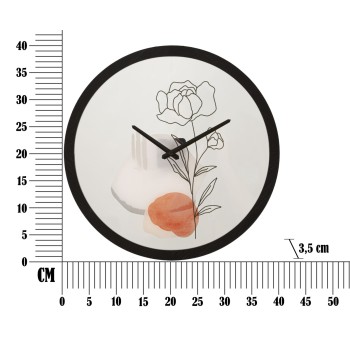 FLOWER WALL CLOCK -A-