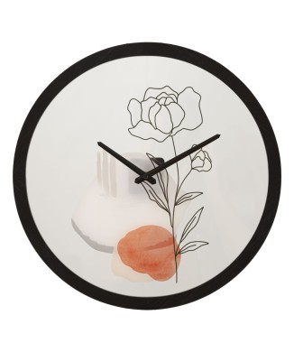 FLOWER WALL CLOCK -A-