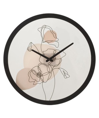 FLOWER WALL CLOCK -B-