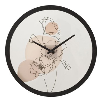 FLOWER WALL CLOCK -B-