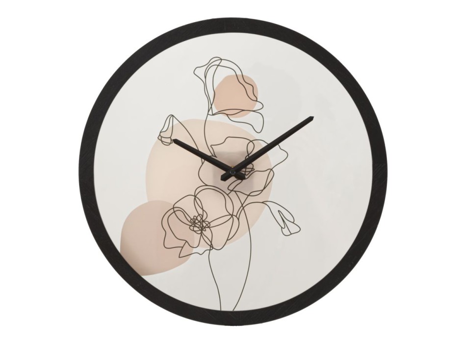 FLOWER WALL CLOCK -B-