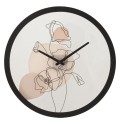 WALL CLOCK FLOWER -B-