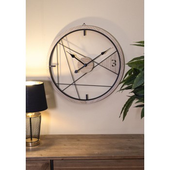 GEOMETRIC DESIGN WALL CLOCK