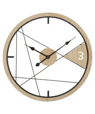 GEOMETRIC DESIGN WALL CLOCK