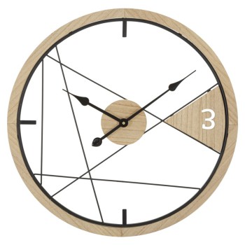 GEOMETRIC DESIGN WALL CLOCK