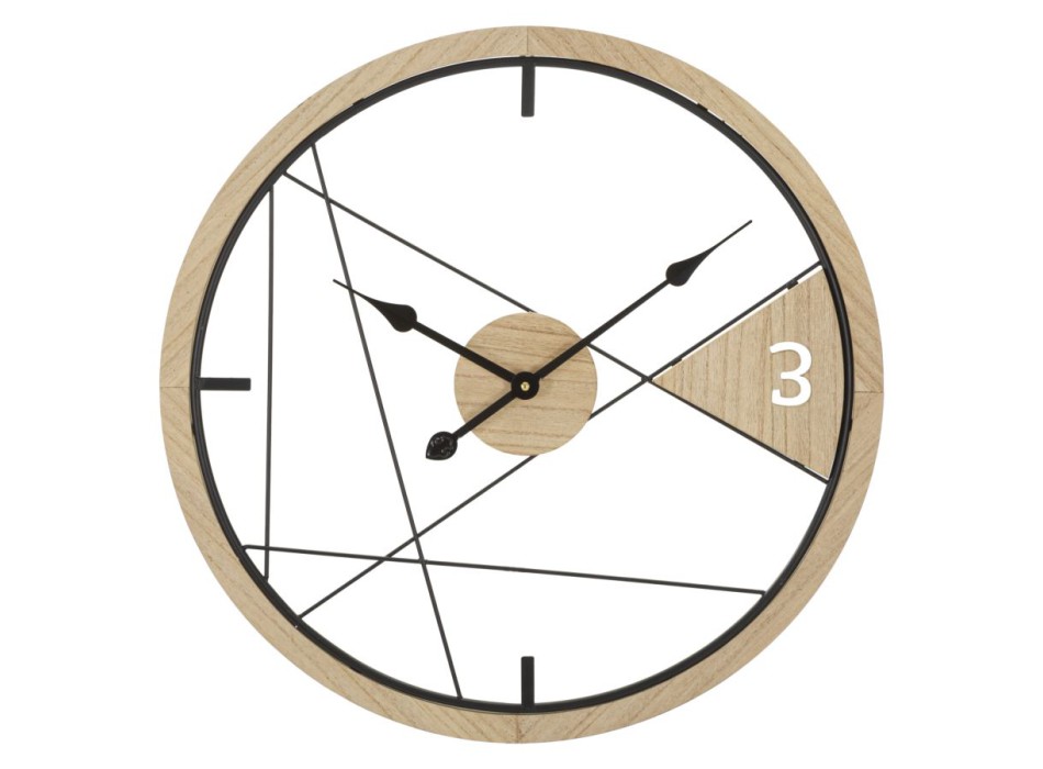 GEOMETRIC DESIGN WALL CLOCK