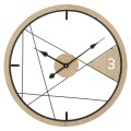 GEOMETRIC DESIGN WALL CLOCK