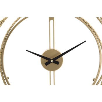 GOLD STRIPS WALL CLOCK