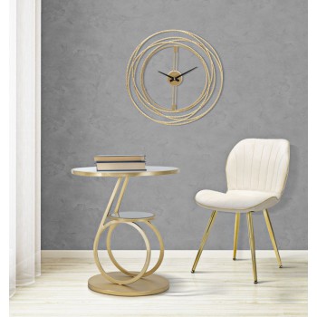 GOLD STRIPS WALL CLOCK