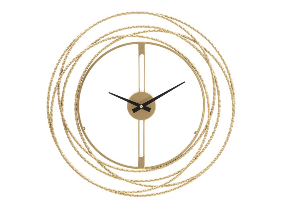 GOLD STRIPS WALL CLOCK