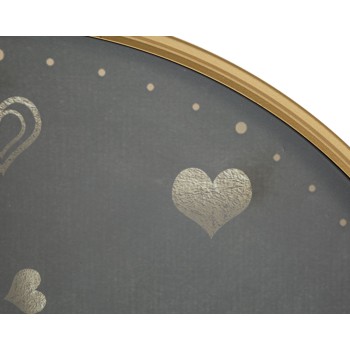 HEARTS WALL CLOCK