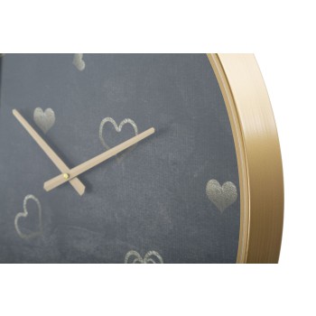 HEARTS WALL CLOCK