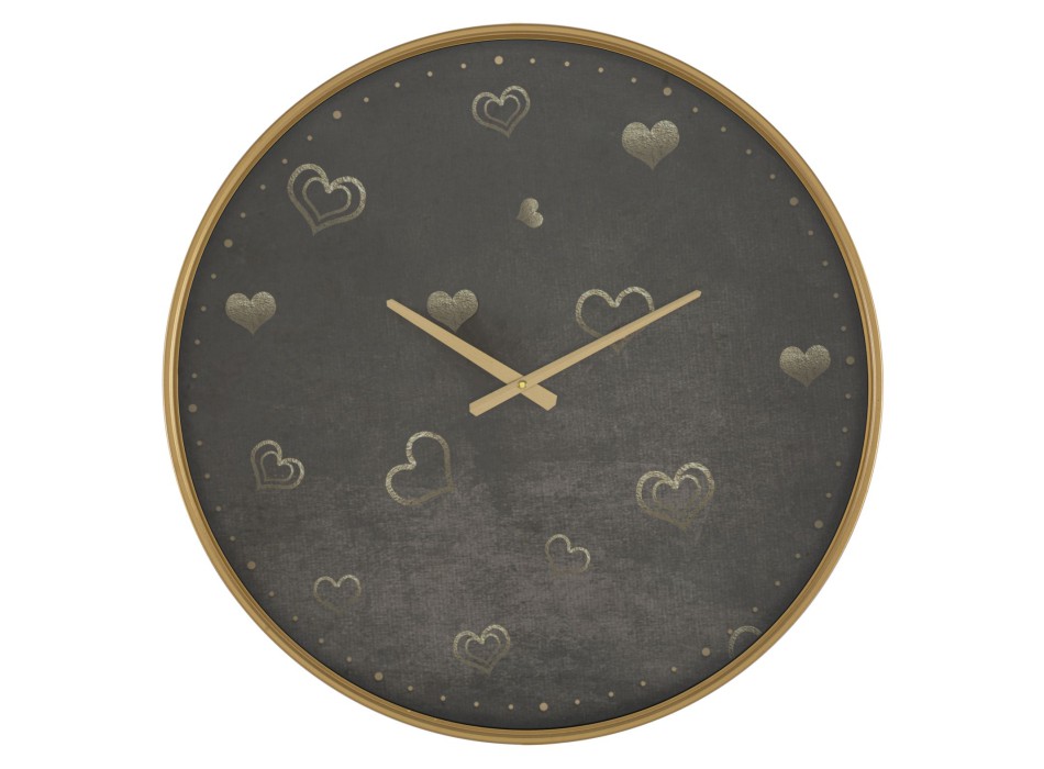 HEARTS WALL CLOCK