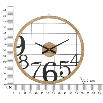 NUMBERS WALL CLOCK