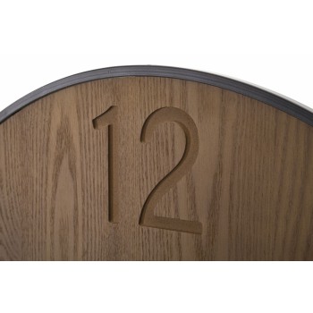 SUPER WOOD/LEAF WALL CLOCK