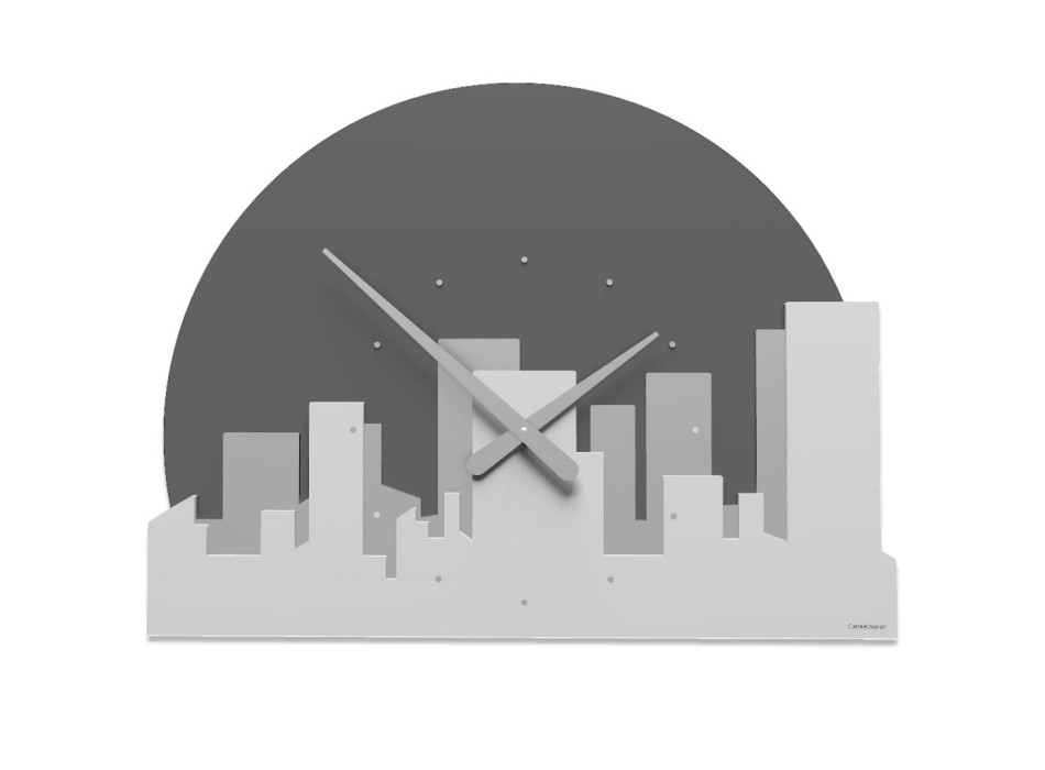 WALL CLOCK SKYLINE 52-10-1 CALLEA DESIGN