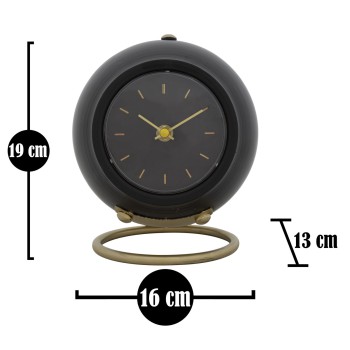 BLACK BALL TABLE CLOCK