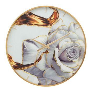 GLASS ROSE WATCH