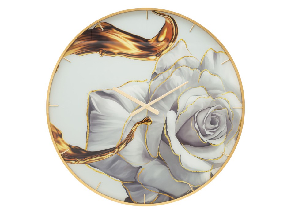 GLASS ROSE WATCH