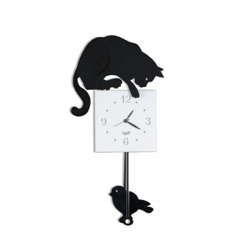 Hunter Kat pendulum clock 3068C71 Arts and Crafts