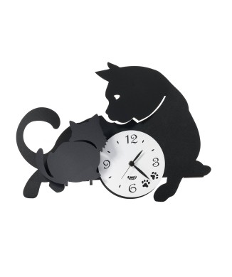 Mother Cat Clock 3494 Arts and Crafts