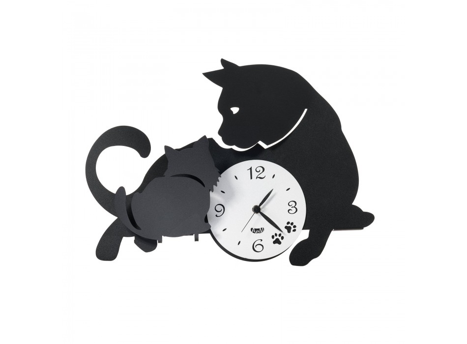 Mother Cat Clock 3494 Arts and Crafts