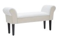 CREAM VELVET BENCH