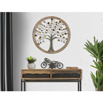 TREE OF LIFE MIRROR WALL PANEL