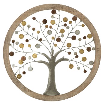 TREE OF LIFE MIRROR WALL PANEL