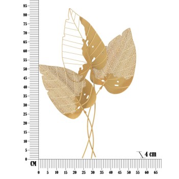 AUTUMN LEAF GOLD IRON PANEL