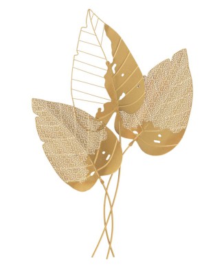 AUTUMN LEAF GOLD IRON PANEL