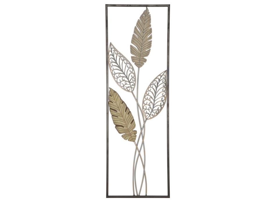 IRON AND WOOD PANEL LEAVES -A-