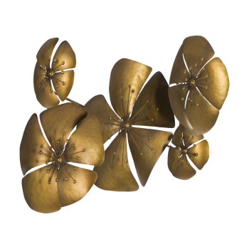 FLOWER GOLDY IRON PANEL -A-