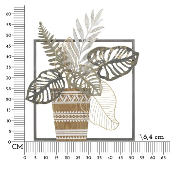 IRON PANEL VASE