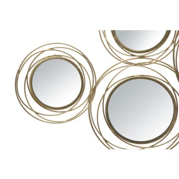 GOLD ROUND PANEL/MIRROR