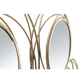 GOLD ROUND PANEL/MIRROR