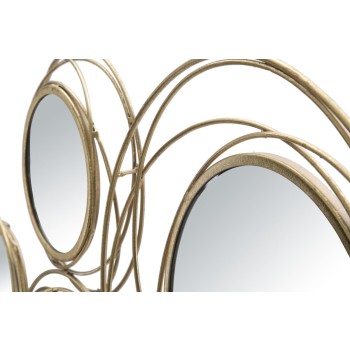 GOLD ROUND PANEL/MIRROR