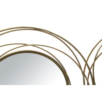 GOLD ROUND PANEL/MIRROR