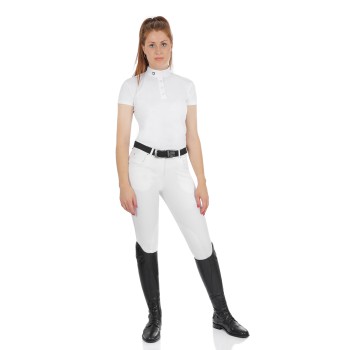 WOMEN'S RACE MODEL TROUSERS IN STRETCH COTTON