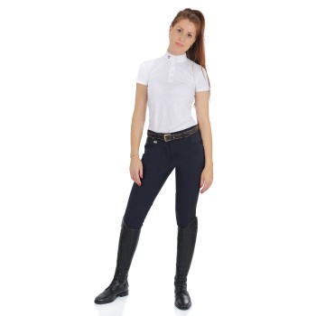 WOMEN'S RACE MODEL TROUSERS IN STRETCH COTTON