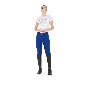 SLIM FIT WOMEN'S PANTS WITH KNEE GRIP