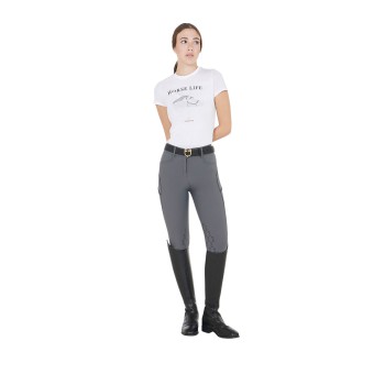 SLIM FIT WOMEN'S PANTS WITH KNEE GRIP