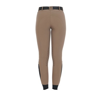 WOMEN'S SLIM FIT GRIP PANTS WITH EQUESTRIAN LOGO