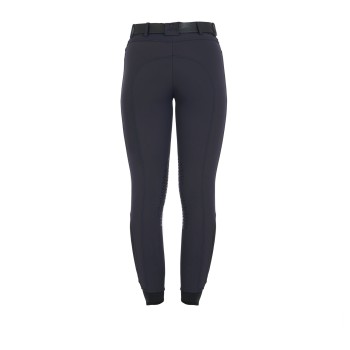 WOMEN'S SLIM FIT GRIP PANTS WITH EQUESTRIAN LOGO