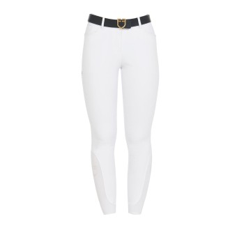 WOMEN'S SLIM FIT GRIP PANTS WITH EQUESTRIAN LOGO