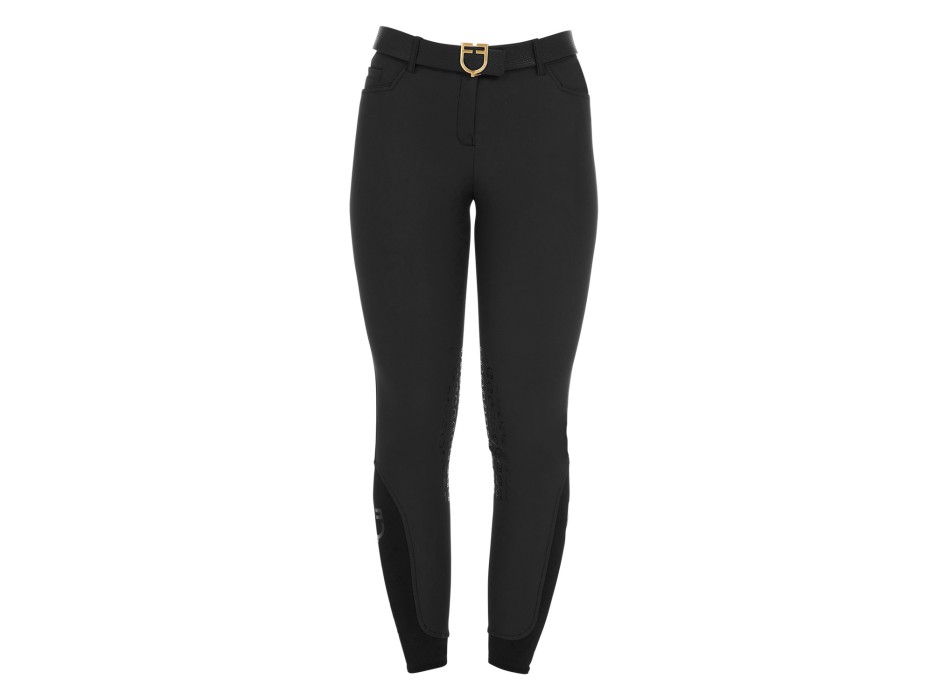 WOMEN'S SLIM FIT GRIP PANTS WITH EQUESTRIAN LOGO