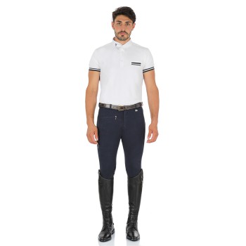 MEN'S ZEUS MODEL TROUSERS IN STRETCH COTTON