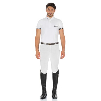 MEN'S ZEUS MODEL TROUSERS IN STRETCH COTTON