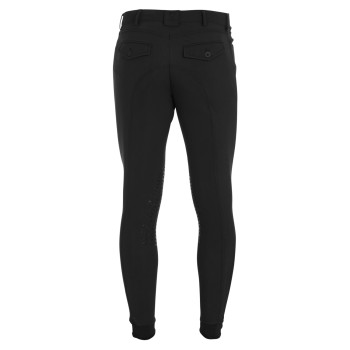 MEN'S SLIM FIT GRIP PANTS WITH EQUESTRIAN LOGO