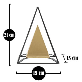 GOLD PYRAMID W/IRON